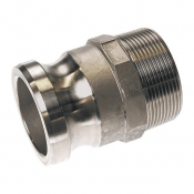 Kamlok Koppeling Buitendraad RVS Type F 2"