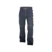 Dassy Profesional Workwear Werkbroek Jeans Met Kniezakken Knoxville   Jeansblauw Mt 44