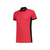 Lemon & Soda Lem4600 L&s Polo Workwear 187c Red/bk M Unisex 187C Red/BK M UNISEX