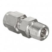 INSCHROEFKOPPELING MESSING 8MM OD X 1/4 NPT CONNECTOR M8MSC