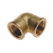 Delftechniek KNIE 90 GRADEN MESSING<BR/><BR/>NR.90-3/4" NR.90-3/4"