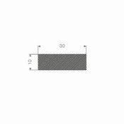 MOSRUBBER RECHTHOEKIG 30X10MM