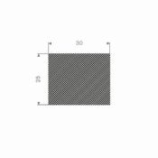 MOSRUBBER RECHTHOEKIG 30X25MM