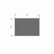 MOSRUBBER RECHTHOEKIG 35X25MM