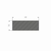 MOSRUBBER RECHTHOEKIG 40X15MM