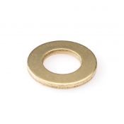 N.N.B. Sluitring Vlak Messing DIN 125A