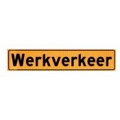 Magneet Werkverkeer Oranje 500 x 100mm, KLASSE 3