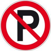 Delftechniek PICTOGRAM PARKEREN VERBODEN<BR/>PIC 225<BR/>DIA 100MM DIA 100MM