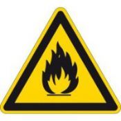 Delftechniek PICTOGRAM BRANDGEVAARLIJKE STOFFEN<BR/>PIC 300<BR/>TRI 050MM 7ST TRI 050MM 7ST