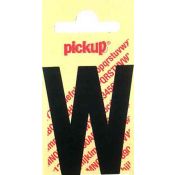Pickup Plakletters Zwart 60 Mm - W