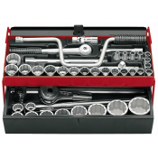 Facom Set 12-kantdoppen 1/2" tot 3/4" en van 3/8" tot 2" SK.452U