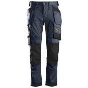 Snickers Allroundwork, Stretch Werkbroek Met Hols Terzakken  6241 Donker Blauw/zwart Mt 048