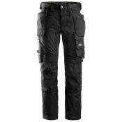 Snickers Allroundwork, Stretch Werkbroek Met Holsterzakken Snickers 6241 Zwart