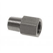 Delftechniek SOKNIPPEL HOGEDRUK RVS316<BR/><BR/>1/2" NPT x 1/2" BSP 1/2" NPT x 1/2" BSP