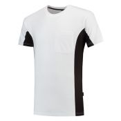 Tricorp Tricorp T-shirt -Bi-color Borstzak WHITEDGREY