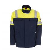 Tranemo Workwear Werkjack Magma Geel/marine Tranemo Vlamvertragend