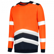 Tricorp High-Vis Sweater Bicolor 303004 Fluor Orange/Ink