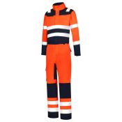 Tricorp Overall High Vis Bicolor 753009 Fluor Orange-Ink