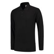 Tricorp Poloshirt 100% Katoen Lange Mouw 201008 Black
