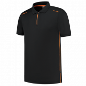 Tricorp Poloshirt Accent 202703 Black/Orange