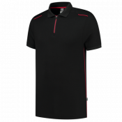 Tricorp Poloshirt Accent 202703 Black/Red