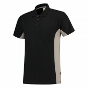 Tricorp Poloshirt Bicolor Borstzak 202002 Black Grey