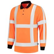 Tricorp Poloshirt RWS Birdseye Lange Mouw 203005 Fluor Orange