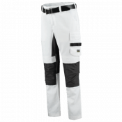 Tricorp Schildersbroek Twill Cordura Stretch 502016 White/Darkgrey