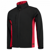 Tricorp Softshell Bicolor 402002 Black/Red