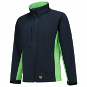 Tricorp Softshell Bicolor 402002 Navy/Lime