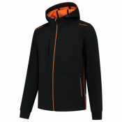 Tricorp Softshell Capuchon Accent 402705 Black/Orange