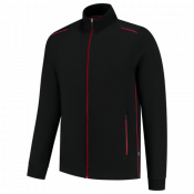 Tricorp Sweatvest Accent 302702 Black/Red