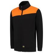 Tricorp Sweatvest Bicolor Naden 302014 Black-Orange