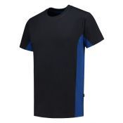 Tricorp T-shirt Bicolor 102004 Navy-Royalblue