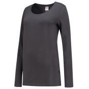 Tricorp T-shirt Lange Mouw Dames 101010 Darkgrey