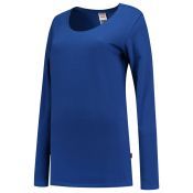 Tricorp T-shirt Lange Mouw Dames 101010 Royalblue