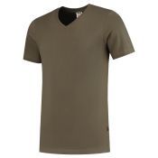 Tricorp T-shirt V Hals Fitted 101005 Army