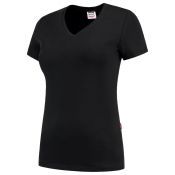 Tricorp T-shirt V Hals Fitted Dames 101008 Black