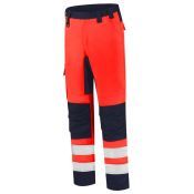 Tricorp Werkbroek High Vis Bicolor 503011 Fluor Red-Ink