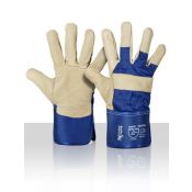 - Werkhandschoenen Boxleer Blauw Golden Glove Maat 10