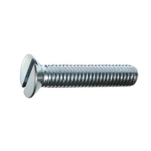 - Metaalschroef VK Zaagsnede DIN 963 RVS A4 M8X25