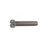- Metaalschroef Zaagsnede CK DIN 84 RVS A4 M4X8