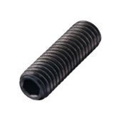 - Stelschroef Kratereind DIN 916 45H Zwart M8X50