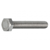 - Zeskanttapbout DIN 933 RVS A4 M8X12