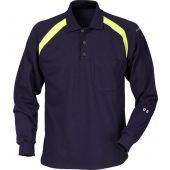 Fristads Flamestat Poloshirt Lange Mouw En 784 Pfla Fristads Donker Marineblauw Xl / 100472-540-xl Donker marineblauw XL