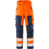 Fristads High Vis Winterbroek Klasse 2 2034 Pp Fristads Hi-vis Oranje/marineblauw S / 100984-271-s Hi-Vis oranje/marineblauw S