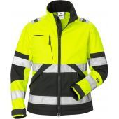 Fristads High Vis Softshelljack Dames K Hi-Vis geel/zwart XS