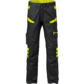 Fristads Broek 2552 Stfp Fristads Zwart/hi-vis Geel D84 ZWART/HI-VIS GEEL D84