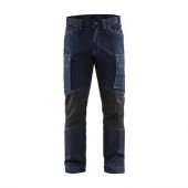 Blaklader Service werkbroek stretch Marineblauw/Zwart mt 54