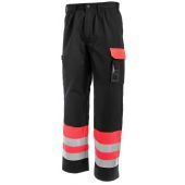 Blaklader Werkbroek Hi-vis Blaklader 158 4 Rood/zwart C62 ROOD/ZWART C62